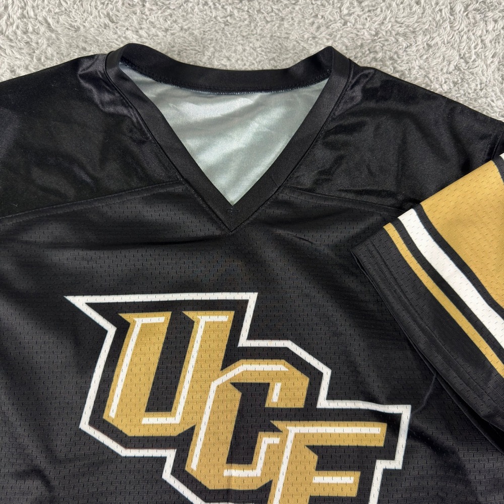 UCF Knights Football Jersey ProSphere Black Gold Mens 2XL S0146-2XL NCAA